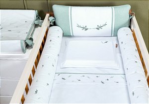 Kit berço Batistela Baby Cozy Greeny