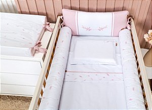 Kit berço Batistela Baby Cozy Rosy