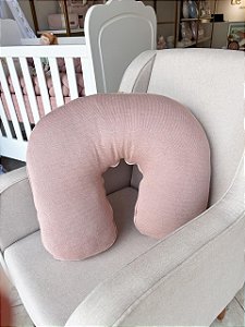 Almofada amamentação Tricot Rosa Velho