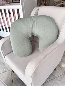 Almofada amamentação Tricot Verde Oliva