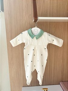 macacão Benjamim Off c/ Verde