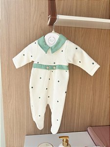 Macacão Lourenço Off c/ Verde