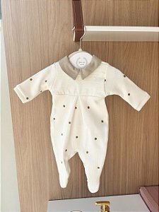 Macacão Benjamim Off c/ Bege