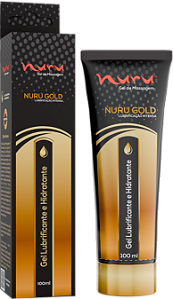 Nuru Gold Gel de Massagem Lubrificante Hidratante 100 ml
