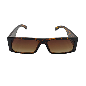 Óculos de sol Atenas - Animal print com dourado