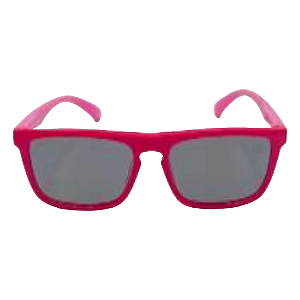 Óculos de sol infantil - Armação vermelha e lente preta