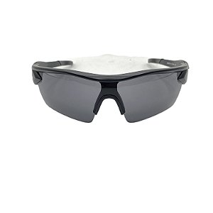 Óculos de sol esportivo Velocity - Armação na cor preta e lente preta