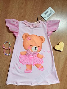 Vestido Kukiê - Estampada Ursinha