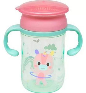 Copo de Treinamento 360 Bubazoo 300ml - Unicornio