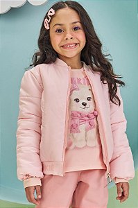 Jaqueta Bomber em Nylon - Kukiê Infantil Menina