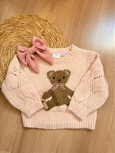Blusa em Tricot Ursinha - ZARA