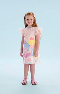 Vestido Mon Sucré Rosa Princesas