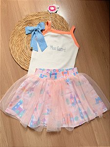 Conjunto Mon Sucré com Saia Tule Princesa