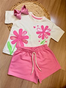 Conjunto Infantil Menina Flowers