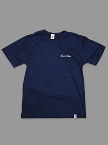 Camiseta Porsche Turbo Bordado - Azul