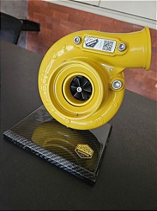 Expositor Turbina Holset .60 + Base Fibra Carbono - Amarelo