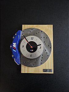 Relógio Parede 3.0 Disco de Freio PERFURADO - BMW M