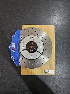 Relógio Parede 3.5 Disco de Freio Ventilado e Perfurado - BMW M