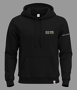 Moletom Porsche 911 Bordado - Preto