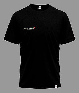 Camiseta MCLAREN Bordado - Preta