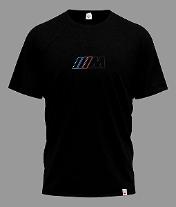 Camiseta BMW M Bordado - Preta