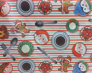 Tnt Estampado Metro - Mesa Papai Noel