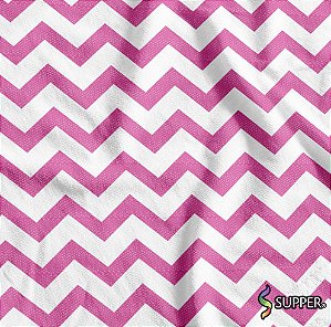 Tnt Estampado Metro - Chevron Rosa