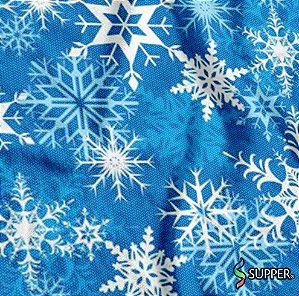 Tnt Estampado Metro - Flocos de Neve