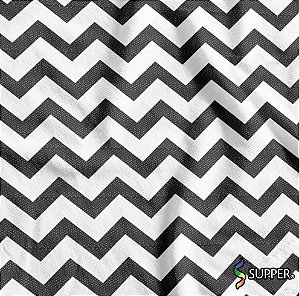 Tnt Estampado Metro - Chevron Preto