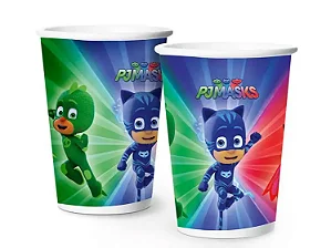 COPO PAPEL PJ MASKS 180mL - 08 un
