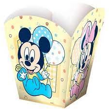 CACHEPOT BABY MICKEY E AMIGOS PEQ AZUL E ROSA