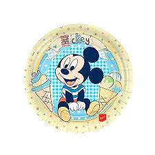 PRATO RED BABY MICKEY E AMIGOS AZUL