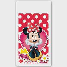 SACOLA PLASTICA MINNIE VERMELHA C/8 REGINA