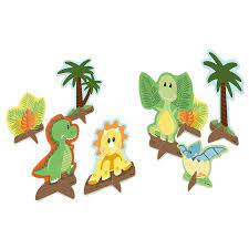 DECORAÇÃO DE MESA DINO BABY PCT C/8 UN - FESTCOLOR