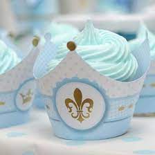 MINI WRAPS PARA CUPCAKE REINO MENINO