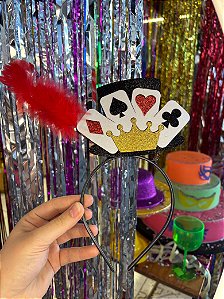 TIARA CARNAVAL CARTOLA CARTAS