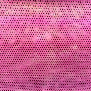 Tnt Estampado Metro - Pink Com Bolinha Preta Pequena