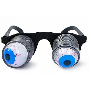 Óculos Plástico Olhos Saltados c/ Mola