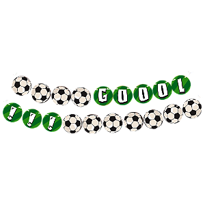 Faixa Decorativa Festa Futebol - 1 Unidade - Festcolor