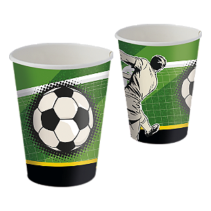 Copo de Papel 200ml Festa Futebol – 8 Unidades – Festcolor
