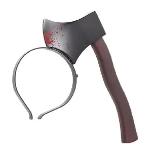 Tiara com Machado – Acessório de Halloween