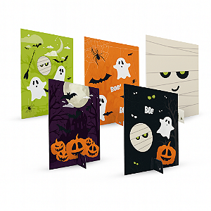 Enfeite de Mesa Halloween – Pacote com 5 Unidades – Junco