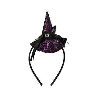 Tiara Halloween Fivela Roxo