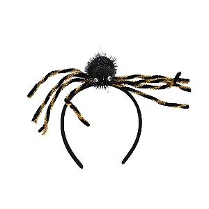 Tiara Aranha com Brilhos Dourado