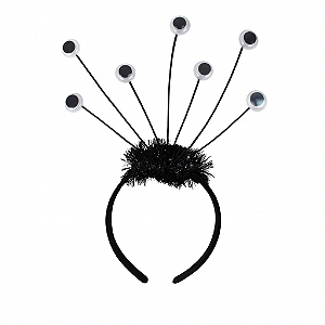 Tiara Halloween Maluca com Olhos – Unidade