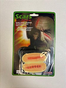 Adesivo de Papel Cicatriz Fake Halloween 7 cm – Mod. 2