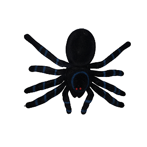 Aranha Aveludada Grande Halloween – 1 Unidade