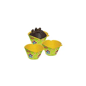 Porta Cupcake Galinha Pintadinha – 8 Unidades – Festcolor