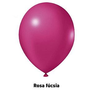 Balão Liso Rosa Fucsia
