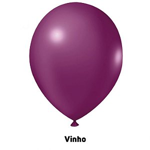 Balão Liso Vinho